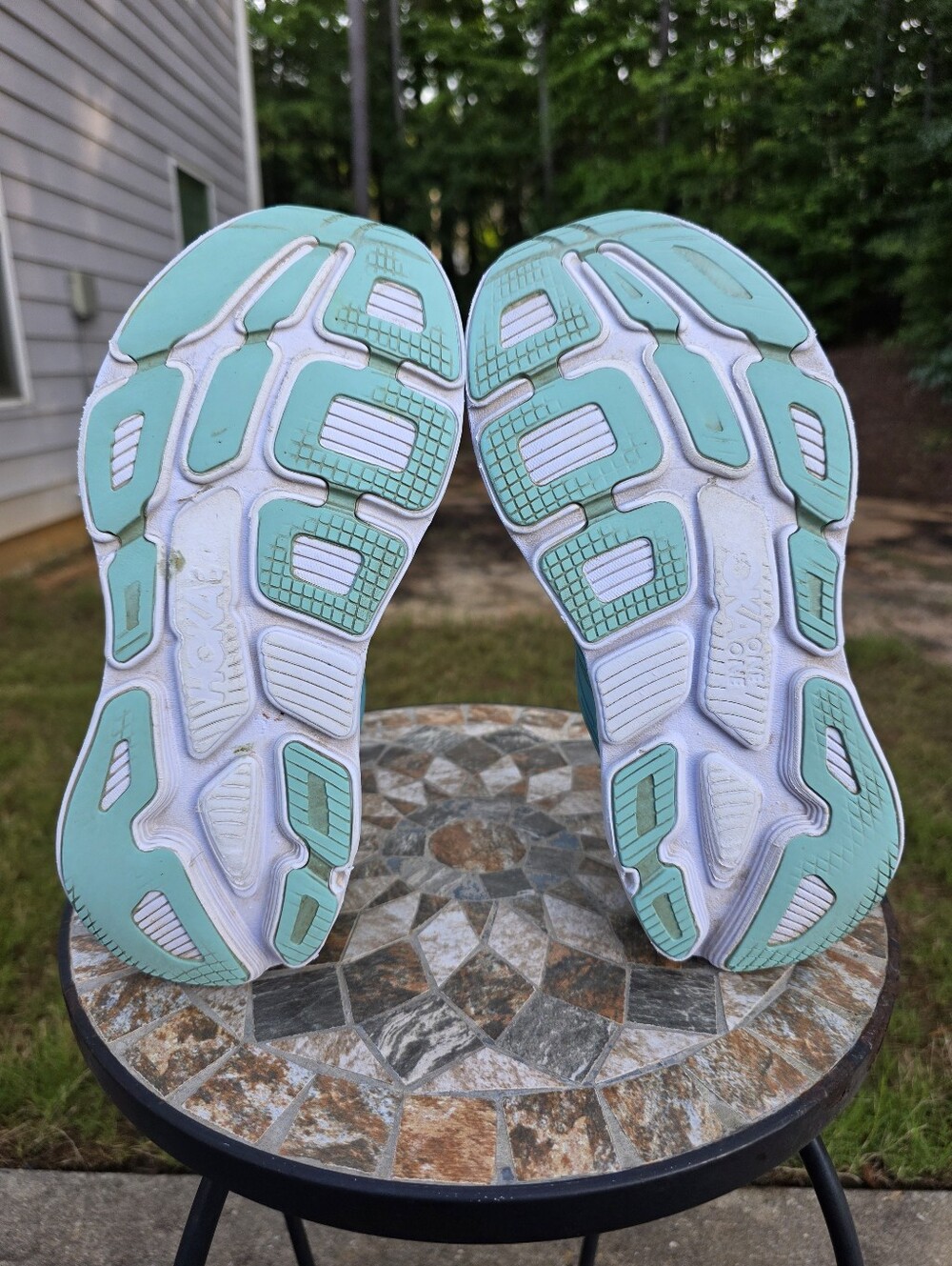 Hoka Bondi 7 1110519 AEBL Aquarelle Running Shoes Sneakers Women's Size 8 - Picture 6 of 9